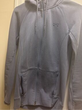 Under Armour washed light blue Full-Zip Hoodie Jacket